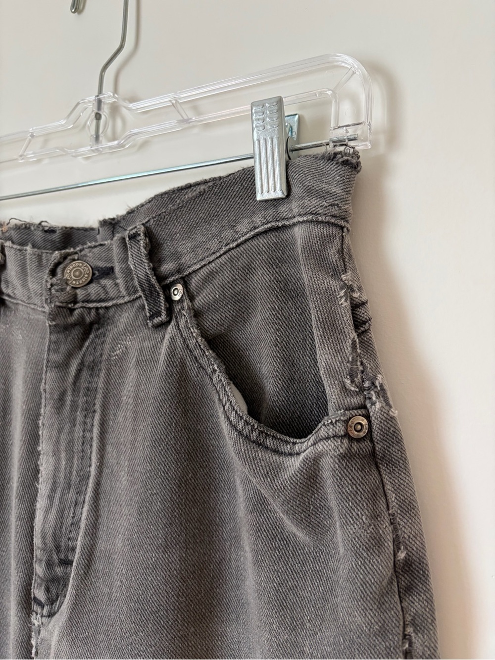 Vintage Lee High-Rise Thrashed Jeans